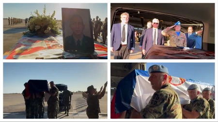 Srbija tuguje za Milovanom: UNIFIL odao počast vojniku koji je život dao za mir