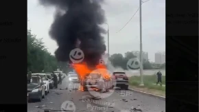 Raznet ruski general? BMW odleteo u vazduh kod Mos