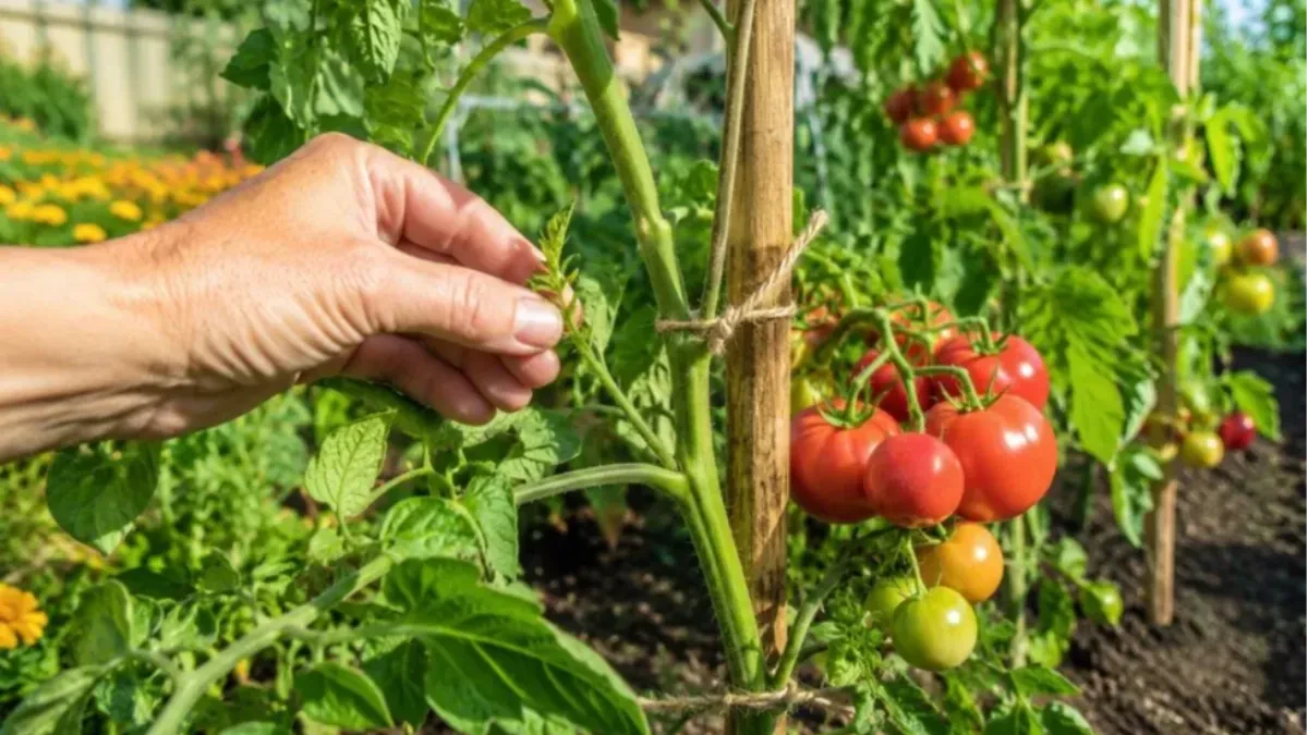 Kada vidite šta radi biljci, ostaćete u šoku: Evo zbog čega ćete već danas i vi staviti štipaljku na stabljiku paradajza 