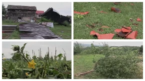 "Ruši se kuća, puca, držimo prozore rukama da ne ispadnu" Olujno nevreme napravilo haos u ovom delu Srbije