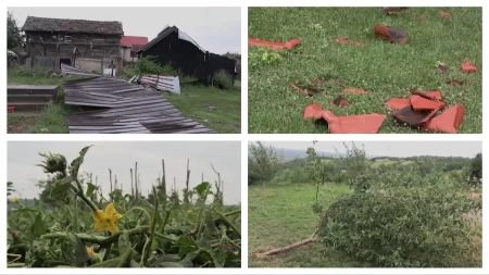 "Ruši se kuća, puca, držimo prozore rukama da ne ispadnu" Olujno nevreme napravilo haos u ovom delu Srbije