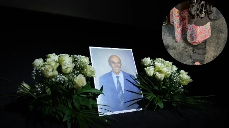 Nju niko nije očekivao! Pevačica u povredama došla na komemoraciju Andriji Bajiću (VIDEO) 