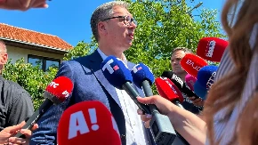 Vučić obšao radove kod Leskovca: Rešen višedecenijski problem građana