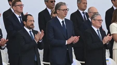 Plenkovića pitali zašto je Vučić sedeo u prvom redu na paradi u Parizu, a on u drugom: Pokušao da objasni, ali nije uspeo 