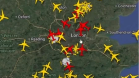 Sveopšta drama iznad Londona! Snimljen haos na nebu