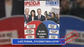 Laž zvana "studentska lista"