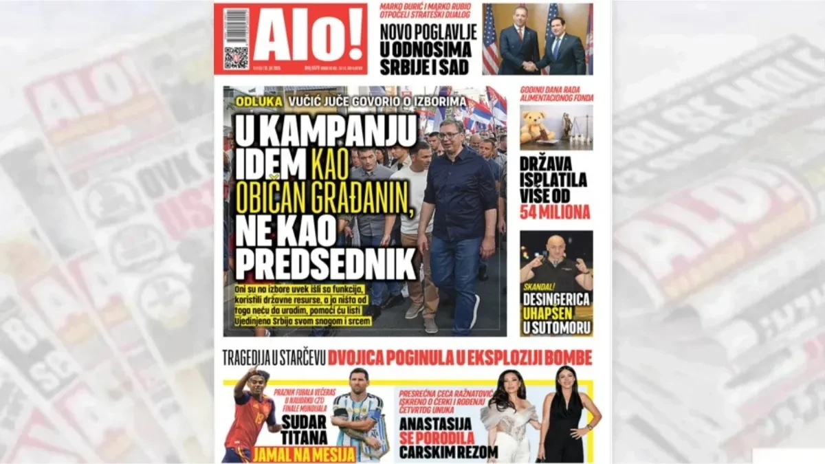 U KAMPANJU IDEM KAO OBIČAN GRAĐANIN, NE KAO PREDSEDNIK! Vučić juče govorio o izborima i svim drugim aktuelnim temama
