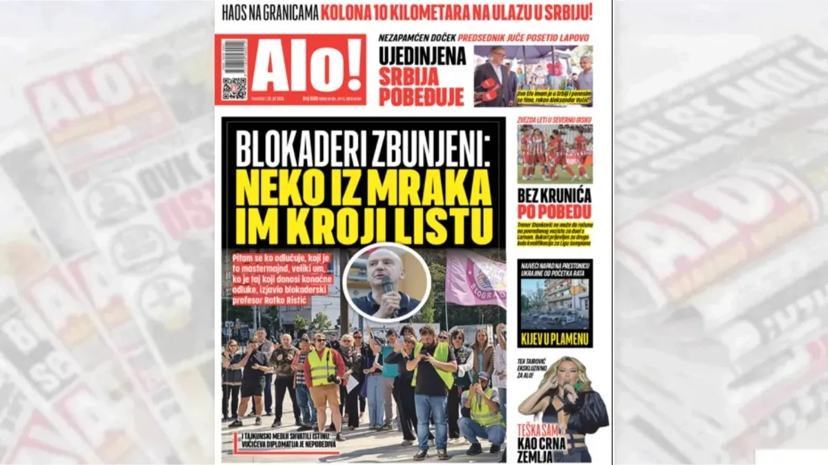 Blokaderski profesor Ratko Ristić otkrio najveću tajnu plenumaša! Potpuno zbunjeni: Neko iz mraka im kroji listu 