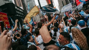 Navijači Argentine okupirali Njujork: Ludnica pred finale Svetskog prvenstva