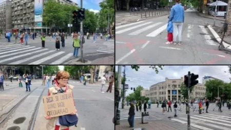 Blokaderi mu ukrali bateriju za telefon! Pešačio sa njima do Kraljeva, na Vidovdan se sve videlo