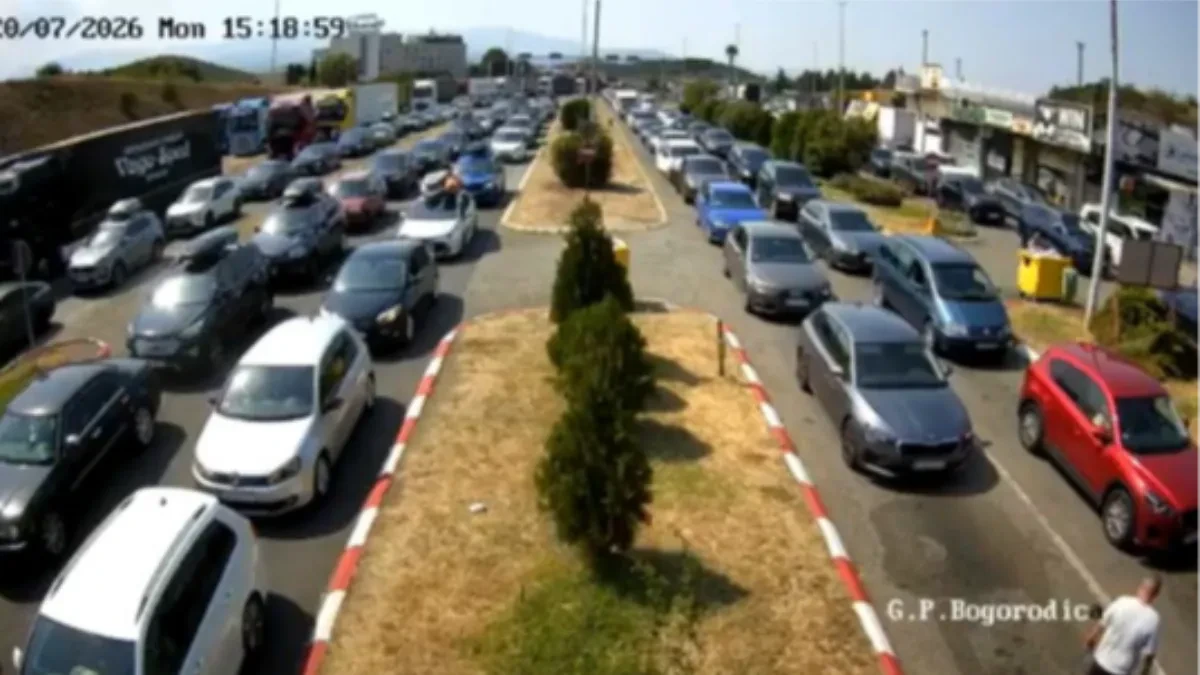 Haos na Evzoniju, gužve su ogromne! Nervoza među vozačima raste iz minuta u minut