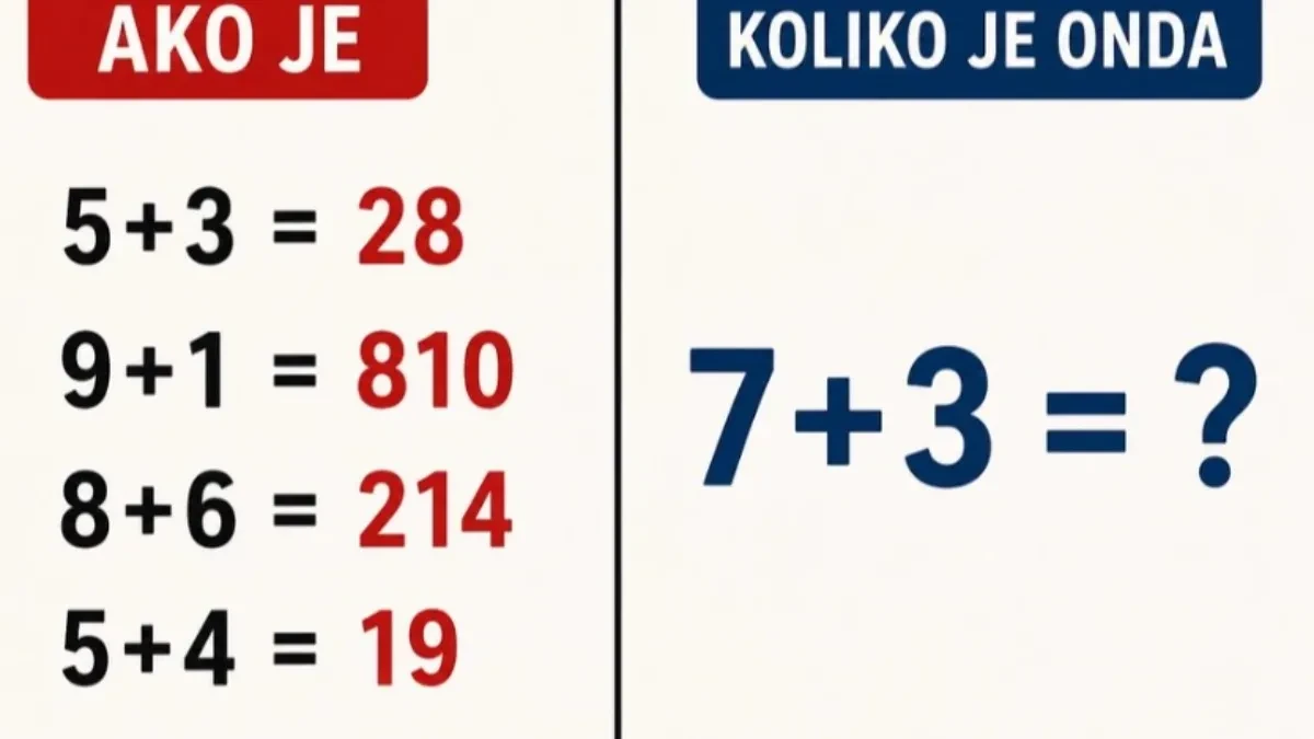 99% ljudi padne na ovom zadatku za nekoliko sekundi: Nemojte odgovarati dok ne uočite jedan detalj