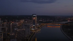 Kula Beograd obasjana u čast Đure Jakšića