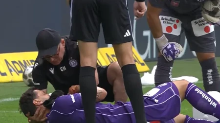 Jeziva scena: Bivši kapiten Zvezde leži nepomično u krvi (VIDEO)
