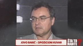 Lažomer: Šta to radite? Jovo Bakić - opozicioni kuvar (VIDEO)