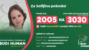 Budi human: Pomozimo lečenje male Sofije Stikić
