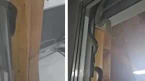 Horor usred noći: Pogledali ka prozoru, pa ugledali džinovsku zmiju kako se krije ispod roletne! (Video)