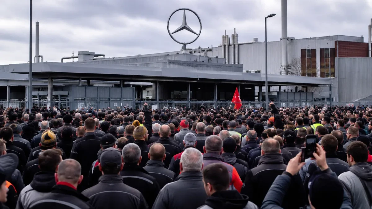 Veliki protesti u Mercedesu: Radnici odbijaju da rade duže bez veće plate