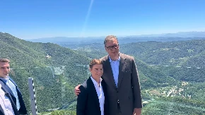 "Srbija neće stati" Brnabić: Stakleni vidikovac "Kablar" će biti deo turističke ponude Ekspa