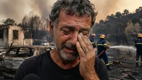 "Video sam to dete svojim očima..." Grk se slomio pred kamerama dok je pričao o tragediji koja je zavila Krit u crno (VIDEO)