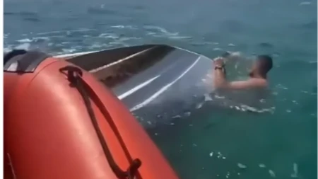 Drama kod Katerinija: Prevrnuo se čamac sa srpskim turistima, među njima bilo i dete (VIDEO)