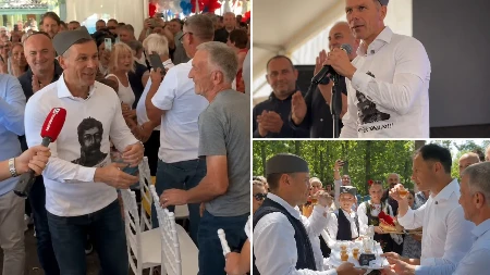 Veliko oduševljenje u Batočini: Pogledajte kako je narod dočekao Sinišu Malog (VIDEO)