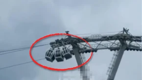 Lančani sudar gondola sa decom: Nevreme ugasilo sistem, pogledajte jeziv snimak (VIDEO)