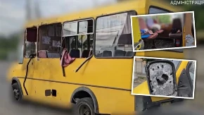 Rusi dronom razneli autobus u centru grada: Broj žrtava raste iz časa u čas! (Uznemirujući video)