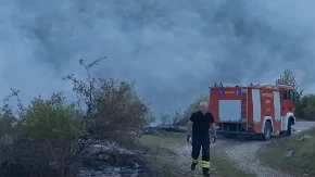 Izgorelo 20 hektara zemlje: Požar u Nišu progutao barake i plastenike (VIDEO)