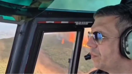 Srpski helikopter gasio požar u Španiji: MUP objavio snimak "Super Pume" u akciji (VIDEO)