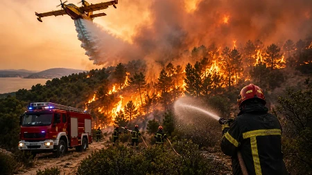 Hrvatska u plamenu! Buknulo više požara za nekoliko sati, nebo prekrio gust dim