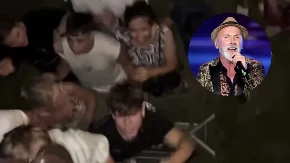 Besni ljudi se penju uz stadion, prete i izazivaju haos! Pojavio se novi snimak haosa sa koncerta Dina Merlina (VIDEO) 