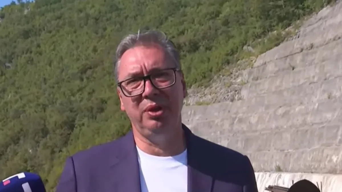 Veliki Rzav: Vučić obilazi izgradnju brane (FOTO/VIDEO)