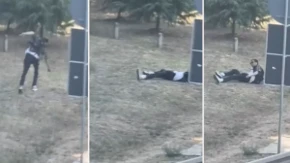 Žestoka tuča u srcu Beograda! Blokader se potukao sa... travom?! (VIDEO)