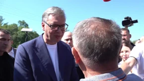 Vučić u Despotovcu! Masa naroda se okupila da dočeka predsednika