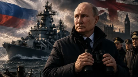 Putin zagrmeo sa „Varjaga“, nastala histerija na Zapadu! Britanci pročitali poruku i odmah digli uzbunu