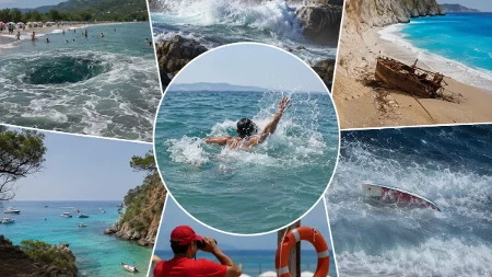Gledao ženu kako tone, a dete joj ostaje iznad talasa! Nišlija uleteo u podivljalo grčko more i spasao tri života