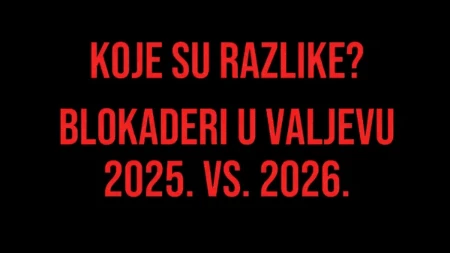 Godina prođe, nasilje blokadera nikad... Probajte da pronađete razliku između skupa 2025. i 2026. godine (VIDEO)