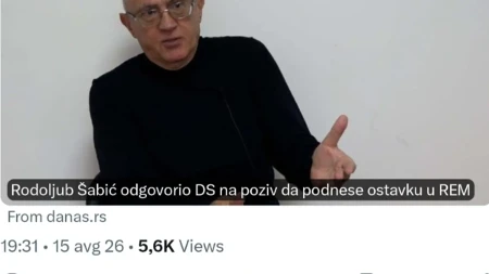 "Dobio malo veću funkciju za izdaju i laganje": Sin Vuka Obradovića pokopao Rodoljuba Šabića