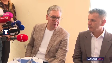 Vučić u Topličkom okrugu: "Nije problem u parama, prirodni priraštaj nam je bolji nego u Albaniji ili Hrvatskoj, ali je užasno mali" (VIDEO)