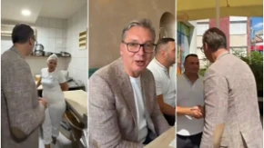 Vučić objavio snimak iz pekare "Oskar": Ja sam birao ime, da se neki nerviraju!