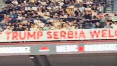 "Ovo je poruka da Srbija postaje sve vidljivija na svetskoj sceni!" Tramp objavio sliku iz Beogradske arene: Zovu me da dođem!