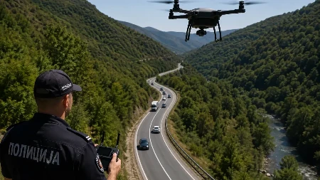 Nema šale sa srpskom policijom - sada kontrolišu i iz vazduha: Stroga kontrola dronovima na teritoriji Prijepolja i Nove Varoši