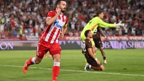 Crvena zvezda - Viktorija Plzenj: Ponovo Ivanić, crveno-beli duplirali prednost!