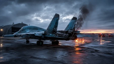 Satelit snimio ono što je Moskva htela da sakrije: Avion od 40 miliona dolara pretvoren u olupinu