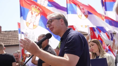 Vučić došao među narod: Ub je bio pionir protiv tog velikog zla koje je htelo da podeli našu državu!