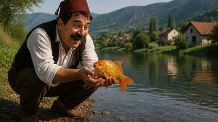Vic dana: Uhvatio Mujo zlatnu ribicu...