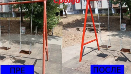 Lepši park za stanare Bloka 61: U toku uređenje u Ulici Jurija Gagarina