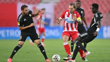 Crvena zvezda - Čukarički: Crveno-belima poništen gol