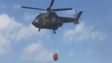“Puma” gasi požar na Stolovima: U jednom naletu može da izruči do 3.500 litara vode